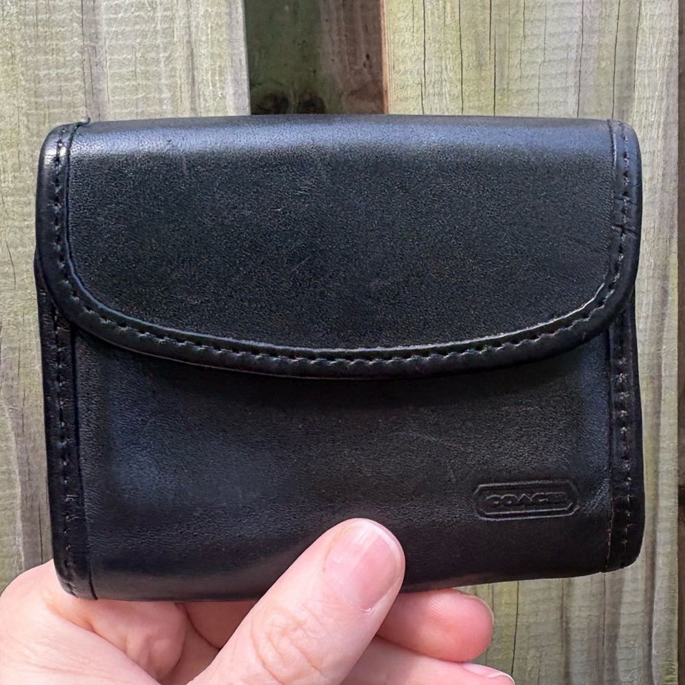 Coach Vintage Multifunctional Wallet, Black